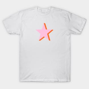 Pink and Orange Star T-Shirt